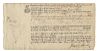 Partly Printed Bill of Lading for White Sperm Oil Shipped by John Hancock.