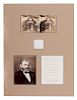 Ulysses S. Grant Hair Relic Mourning Display.