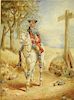 Joseph Payton Romanticism Genre Horseback Painting
