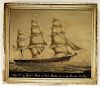 Foster Bro Boston Flying Cloud Maritime Lithograph