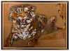 Neiman, Leroy. Tiger. Large Original Oil Painting.