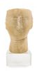 * A Sabean Alabaster Head Height 10 1/2 inches.