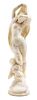 * An Italian Marble Figural Group Height 26 1/4 inches.