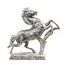An Italian Marble Figure of a Rearing Horse Height 27 1/2 inches.