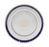 A Chinese Export Porcelain Plate Diameter 9 3/4 inches.