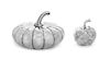 A Mexican Silver Table Casket, Tane Orfebres, Mexico City, Second Half 20th Century, in the form of a pumpkin, together with 