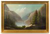 * White Mountain School, (19th Century), Mountainous Landscape (two works)