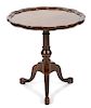 A Chippendale Style Mahogany Tea Table Height 25 x diameter 24 inches.
