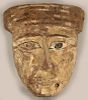 ANCIENT EGYPTIAN PAINTED WOOD MASK