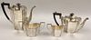 4-PIECE ENGLISH STERLING TEA AND COFFEE SET