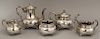 5-PIECE STERLING TEA AND COFFEE SET