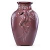 WELLER Rare and large Fru-Russett vase