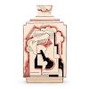 ROBERT LALLEMANT Art Deco Cubist vase