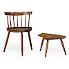 GEORGE NAKASHIMA Mira chair and side table