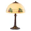 HANDEL Table lamp with maple leaves