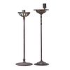 TIFFANY STUDIOS Two ashtray stands