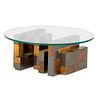 PAUL EVANS; DIRECTIONAL Cityscape coffee table