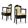 PIERRE PATOUT (Attr.) Pair of chairs