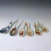 6 CHINESE ANTIQUE PORCELAIN SPOON - QING DYNASTY