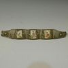 CHINESE ANTIQUE SILVER PAINTED BRACELET