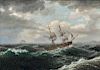 Thomas Birch (American, 1779-1851)  Brig in a Storm