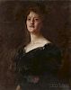 William Merritt Chase (American, 1849-1916)  Lady in Black (Lilian Westcott Hale)