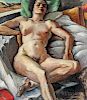 Virginia True (American, 1900-1989)  Reclining Nude