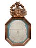 Louis XVI Octagonal Giltwood Barometer