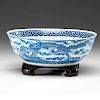 Qianlong Blue and White Bowl 