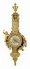 Fine Louis XV Style Gilt Bronze Cartel Clock