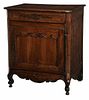 Provincial Louis XV Inlaid Fruitwood Cabinet
