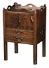 Chippendale Mahogany Bedside Commode
