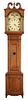 Southern Carved Yellow Pine Tall Case Clock