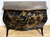 Antique Lacquered and Chinoiserie Decorated