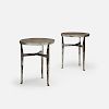 After Jacques Quinet, occasional tables, pair