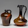 Rookwood Ewer by Josephine Zettel and Jug by Laura Lindeman 