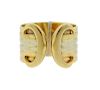 Cartier 18k Gold CC Cuff Ring