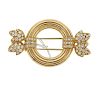Cartier 18k Gold Diamond Brooch
