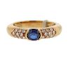 Piaget 18k Gold Diamond Sapphire Ring