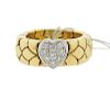 Pomellato 18k Gold Diamond Heart Flexible Ring