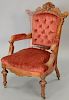 Victorian gentleman's chair. Provenance: Property from the Estate of Frank Perrotti Jr. of Hamden, Connecticut