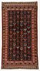 Vintage Afshar Rug, Persia: 4' x 7'6''