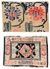 2 Antique Tibetan Small Rugs. Largest: 2'9'' x 1'10''