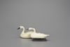 Two Miniature Swans Robert "Bob" McGaw (1879-1958)