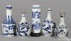 Three Chinese export porcelain vases