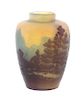 A Galle Cameo Glass Vase, Height 4 5/8 inches.