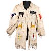 Sioux Beaded Hide Pictorial Jacket