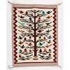 Angela Yazzie (Dine, 20th century) Navajo Tree of Life Weaving / Rug