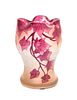 A Legras Cameo Glass Vase, Height 6 inches.