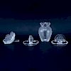 Collection of Four (4) Lalique Crystal Tableware